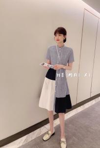 韩版新款衬衫连衣裙,女装衬衫,HEMAIXI 和麥熙