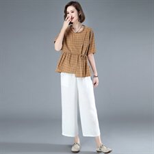套装/套裙通勤两件套个性宽松百搭减龄，女装套装/套裙，奕阳依阁