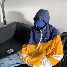 防晒衣男士外套夏超薄透气夹克连帽情侣轻薄空调衣服潮W5753-P43，男装夹克，星座412-3