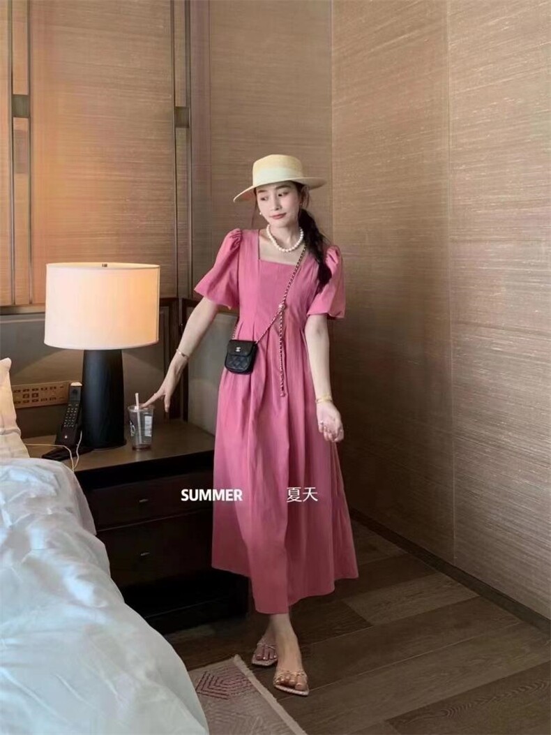 现货]气质显瘦连衣裙，三色、三码，女装连衣裙，依柏璐(1F)