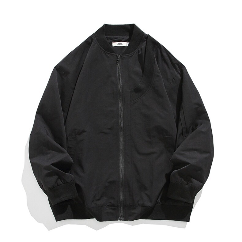 JK0213P65限88潮牌大码宽松设计感棒球领棒球服,男装夹克,电商A089-1