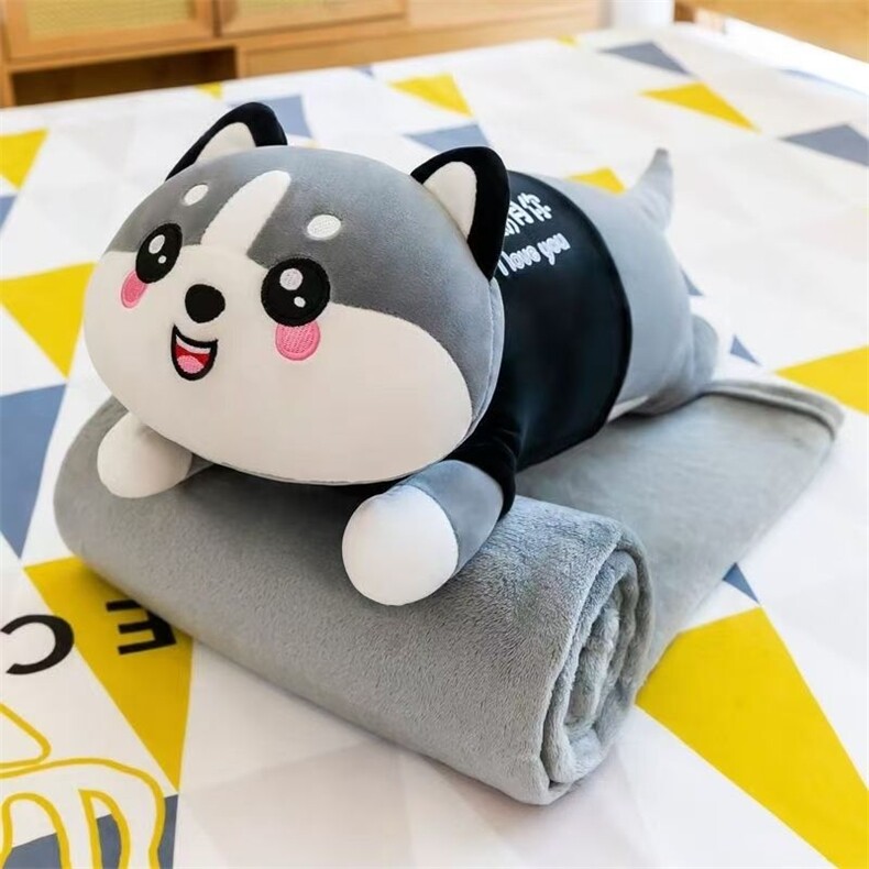 抱毯枕，峰岚毛绒玩具厂