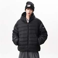 现货港风大码排骨羽绒服潮流情侣款上衣外套225-2-Y215-P198，男装羽绒服，星座225-2