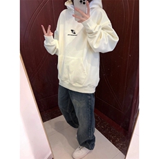 美式复古连帽卫衣新款秋冬慵懒风外套WCX269-P48，女装短外套，星座208-5