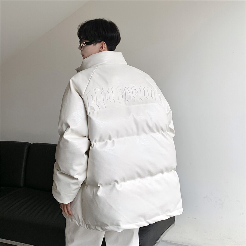 港风鳄鱼纹钢印字母设计棉衣男MY77093P120控168抖音控198，男装棉衣，星座227-7
