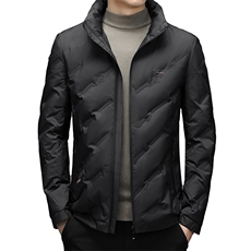 2023冬装立领宽松纯色羽绒服男士保暖羽绒外套SNNYR88R2108-P215，男装羽绒服，电商B212（原钱塘6029）