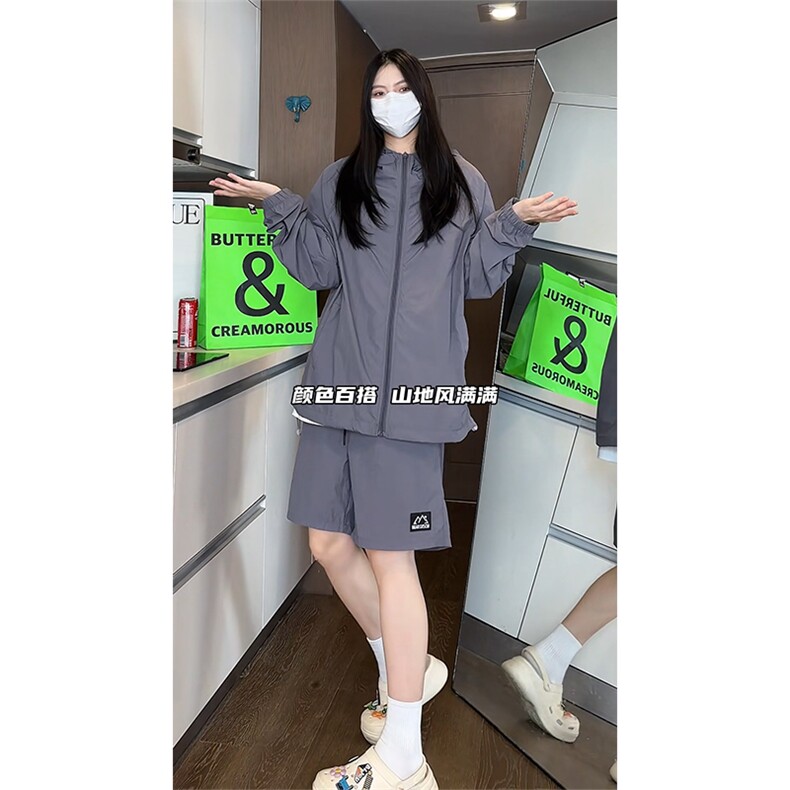 量大优供视频~夏季upf50+情侣户外防晒衣套装F719特P65控98,男装防晒衣,电商A309