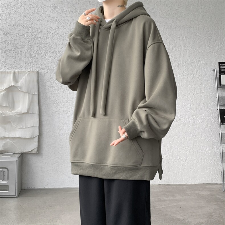 8XL-M加绒连帽卫衣加厚大码美式重磅硬挺上衣外套秋冬WY9101/P60,女装短外套,电商B238