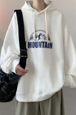 连帽卫衣男大码运动服帽衫外套WY2255-P35加绒款-P40，男装卫衣，电商A040