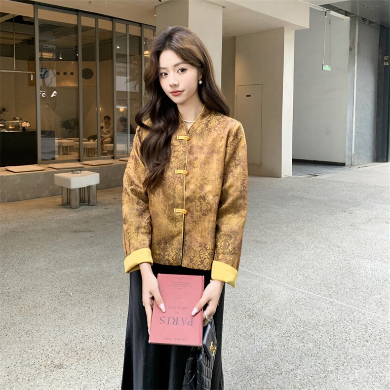 2026年春季女装女士精品唐装民族服装舞台服装唐装,女装短外套,凡歌灵