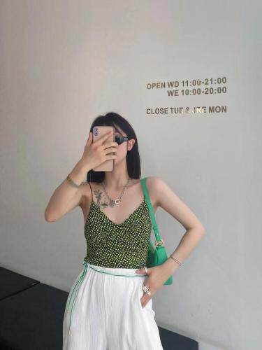 高级绿吊带穿搭系列，女装背心吊带，ZIA