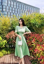 夏季新款连衣裙，女装连衣裙，YO\VLF雅洛菲