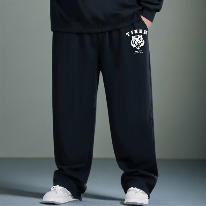 1506-1/XL-AW1321/P44超大码加绒运动裤冬季保暖胖子专属直筒长裤,男装棉衣,星座1506-1