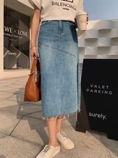 牛仔半裙，女装半身裙，肆尔