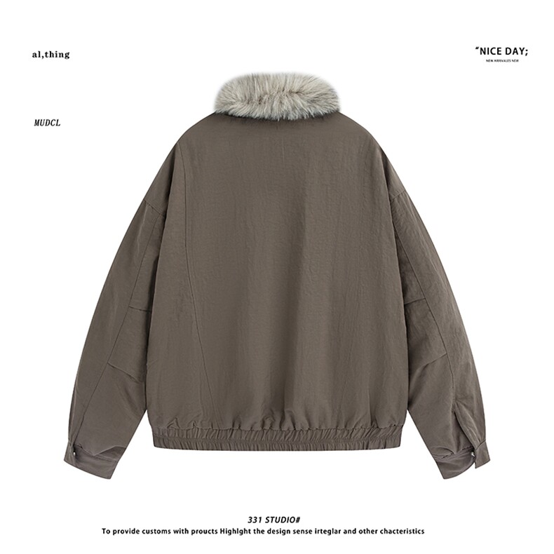 平铺~2025冬季美式加厚座山雕棉衣外套E107/P138,男装棉衣,电商B331