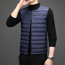 达标50绒秋冬新款轻薄羽绒服马甲男士轻羽绒背心坎肩YR913-P55，男装背心/马甲，星座301D(原星座1004-8）