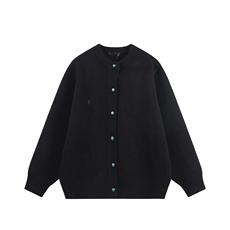 M39-P61开衫男针织衫毛衣刺绣外套圆领纽扣春秋季男潮流，男装针织衫/毛衣，电商B323A