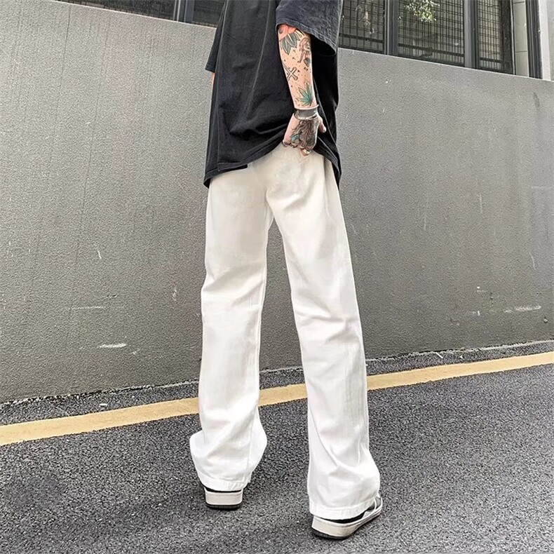 牛仔裤男夏季潮大码休闲裤子高街设计感裤子G119P38,男装牛仔裤,星座1116-2