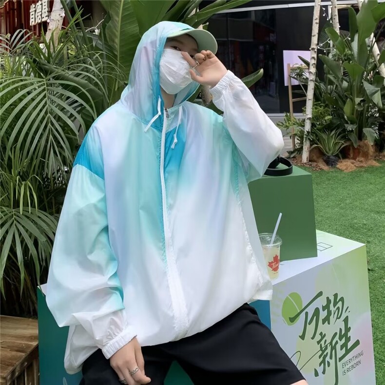 防晒衣男韩版潮流高街帅气夏季新款ins宽松百搭F065-P35,男装防晒衣,星座1109-3