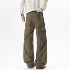 现货水洗宽松直筒休闲工装裤A337-S235-特P63控118，男装工装外套，电商A337