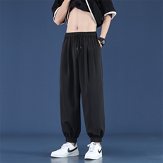 潮流运动风休闲百搭冰丝速干九分长裤K909-P40，男装休闲裤，星座718-1