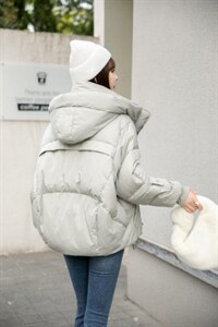 现货高品质标90白鸭绒羽绒服图片