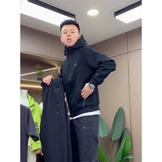 (网络图慎用有大货)开衫刺绣商务卫衣美式重磅313B-JK189-P100，男装卫衣，星座313B