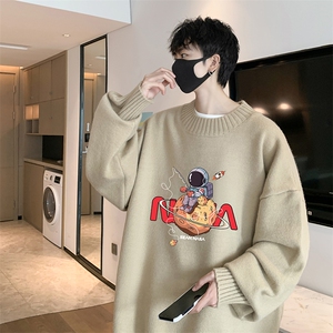 半高领毛衣男士大码针织衫男毛线衣男 M18287-P45 加绒款-P65图片