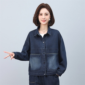 时尚百搭牛仔外套女宽松显瘦长袖夹克上衣春秋季新款韩版学生潮图片