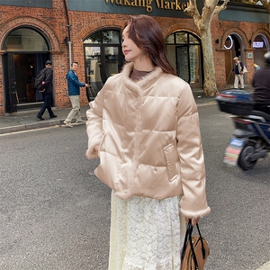 新款真水貂毛边90羽绒服2C110-H7769-P295-K438图片