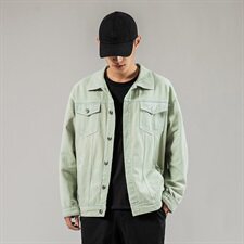 男士春秋季日系牛仔基础款夹克外套703-J，男装夹克，星座703
