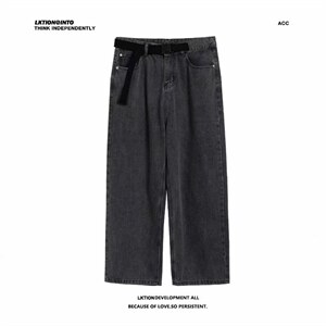秋季高街拖地牛仔裤男hiphop裤子直筒宽松潮牌休闲长裤7067-p45,男装牛仔裤,星座1008