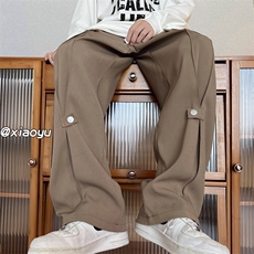 XZ616秋季新款垂感机能宽松休闲拖地长裤TY400P55控68，男装休闲裤，星座512A（原616）