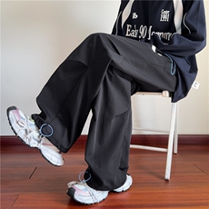 秋季新款美式户外机能褶皱设计伞兵冲锋裤B315-K25317-特p35控68，男装休闲裤，电商B315