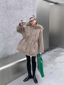 现货 狐狸大毛领图片