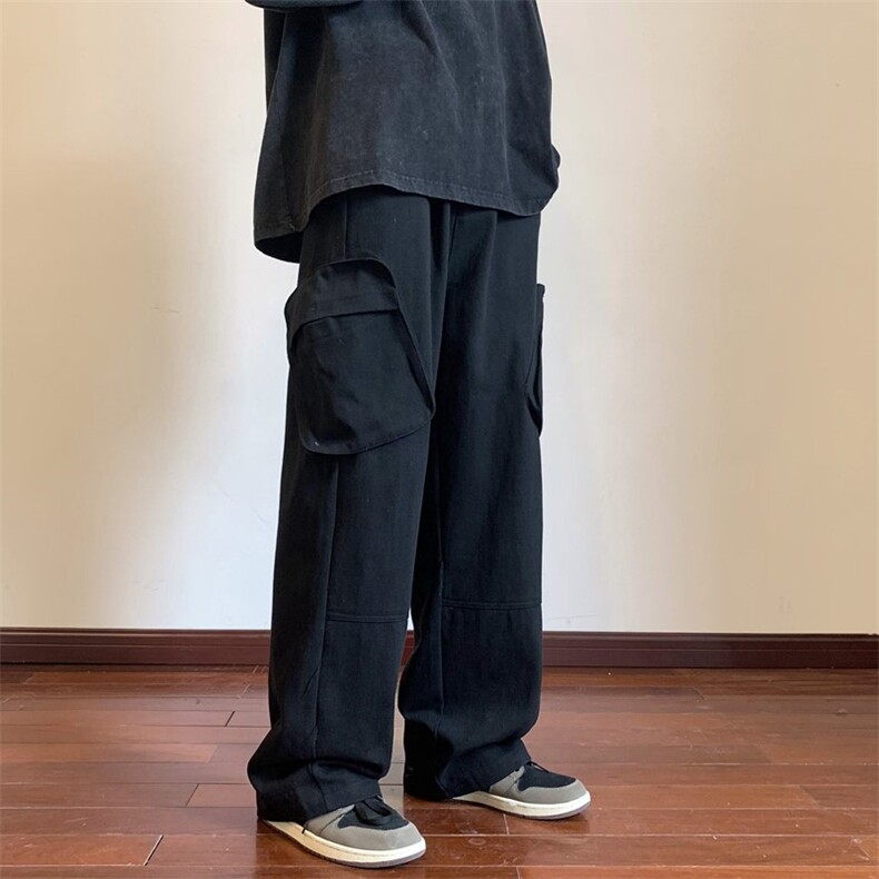 秋季新款立体袋拼接工装裤XZ604-KG38-P55控68,男装工装外套,星座604