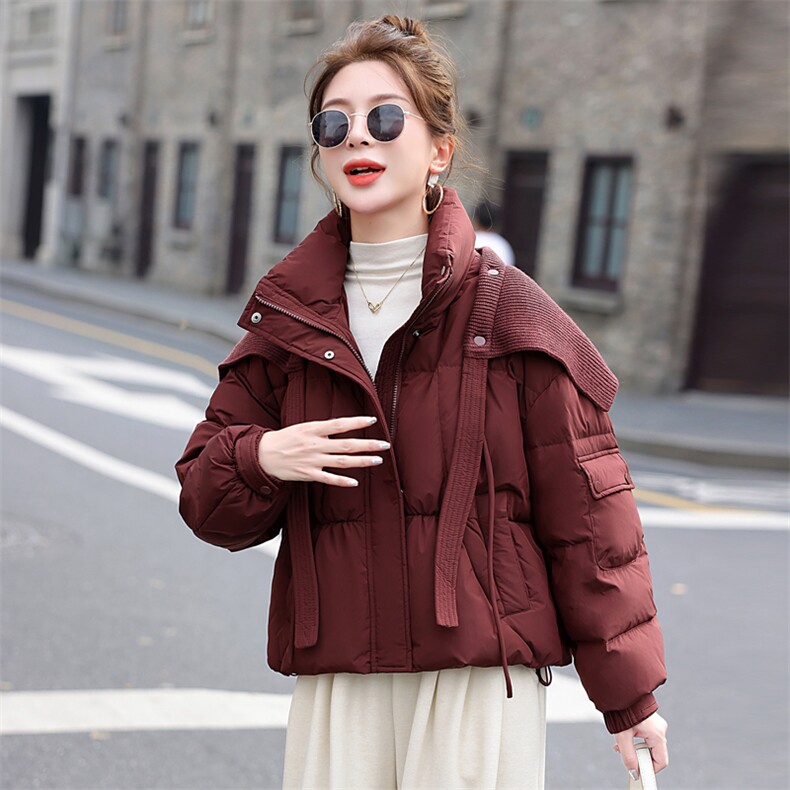 高级感欧货短款羽绒服女冬季2025新款韩系潮流设计感白鸭绒外套潮,女装羽绒服,意芙