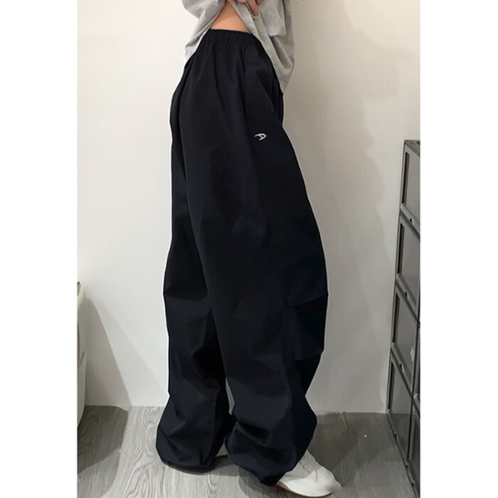 【有货】DK50-特批38藏青色复古刺绣工装裤女春夏2025新款休闲裤,男装工装外套,星座603-2