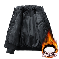 白底男女冬季加绒加厚立领防水保暖棉服大衣A406MY8817P85，男装棉衣，星座309（原A406）