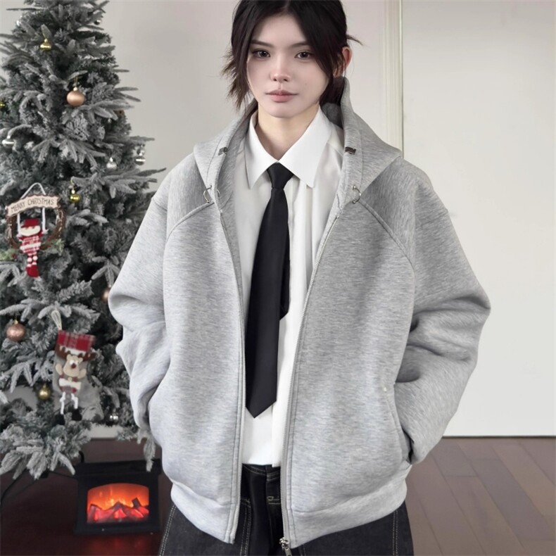 1506-1/GF370/P60春秋潮流百搭宽松休闲外套图片