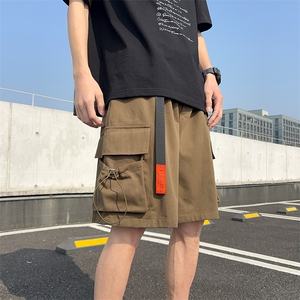 X2408-TP27控价48 工装短裤男夏季新款美式复古潮牌大口袋休闲裤图片