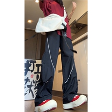 2025夏季新款潮流机能薄款宽松休闲冰丝裤B315-K24224-特p35控68，男装休闲裤，电商B315