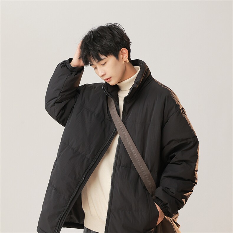新标90白鸭绒 以S-6XL加大休闲保暖羽绒服外套 XZ109-P160图片