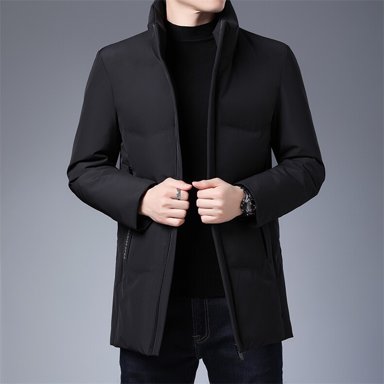 冬季新款羽绒服男宽松男士外套立领羽绒服羽绒衣KCN20869-5-P215,男装羽绒服,电商B212（原钱塘6029）