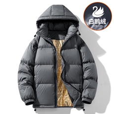 轻奢休闲标黑金石墨烯50白鹅绒羽绒服男冬季YR112-P240，男装羽绒服，星座210-3