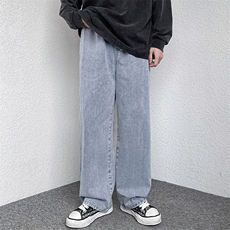冬季加绒加厚牛仔裤男棉裤秋裤保暖抗寒宽松直筒裤子110-1-P45，男装牛仔裤，星座1006-1