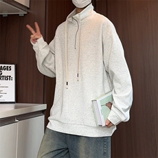 WY5021/P65春装新款高品质不起球个性套头卫衣男潮流宽松上衣外套，男装卫衣，电商A141