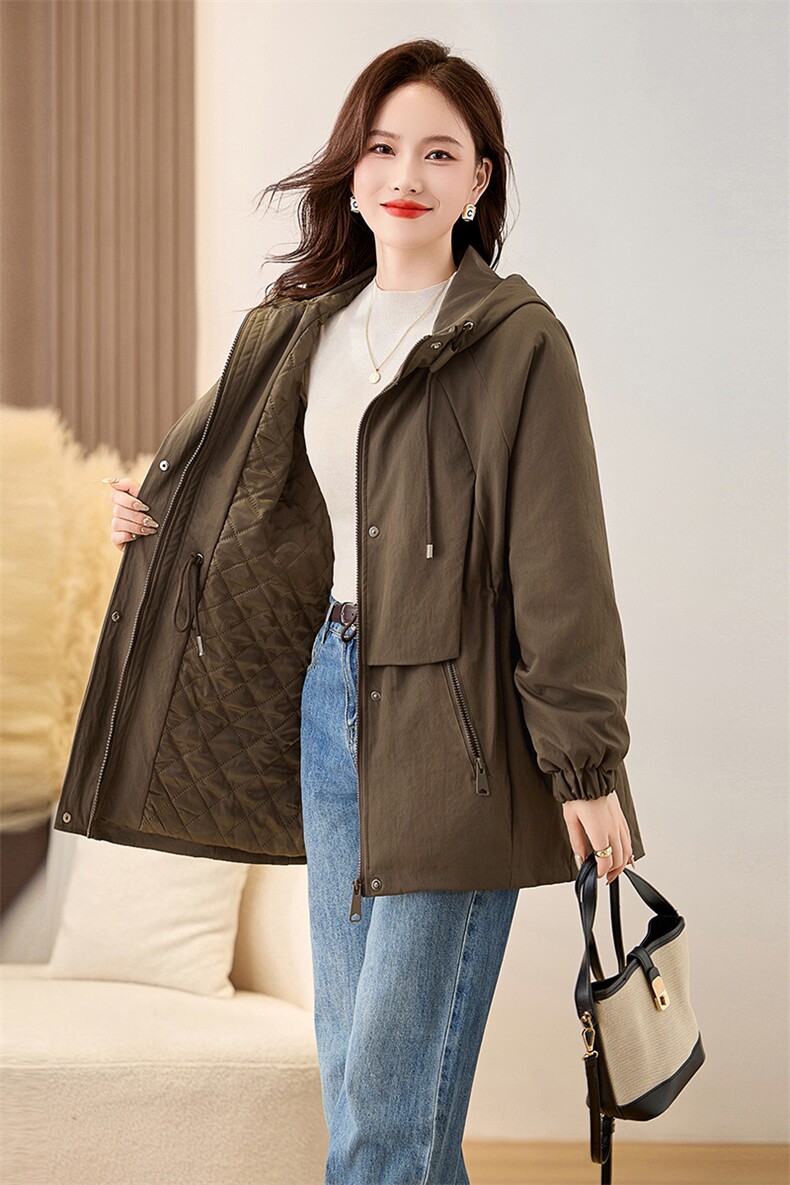 短款棉衣外套女外穿2024秋冬新款棉服加绒加厚派克服工装,商品下架区,秀美人生