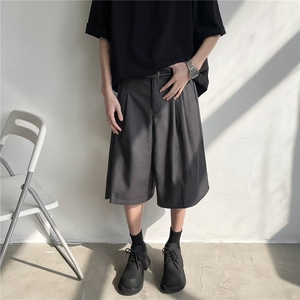西裤短裤男韩版潮流垂感帅气百搭2026夏季新款ins五分裤K5099-P35图片