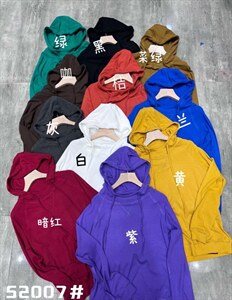 12色春季帽衫卫衣图片